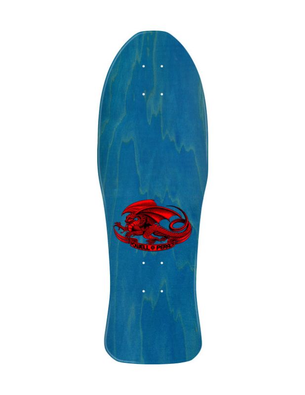 Powell Peralta Caballero Chinese Dragon Aqua Foil 10" Reissue Old School