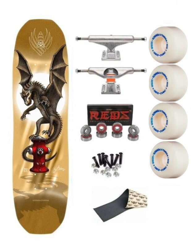 Skate Powell Peralta Andy Anderson Hydrant Gold Foil Flight 8.45"