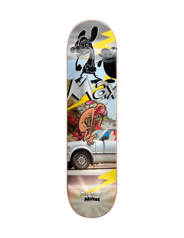 Tabla Almost Max Geronzi Ren & Stimpy Road Rage R7 8.5"