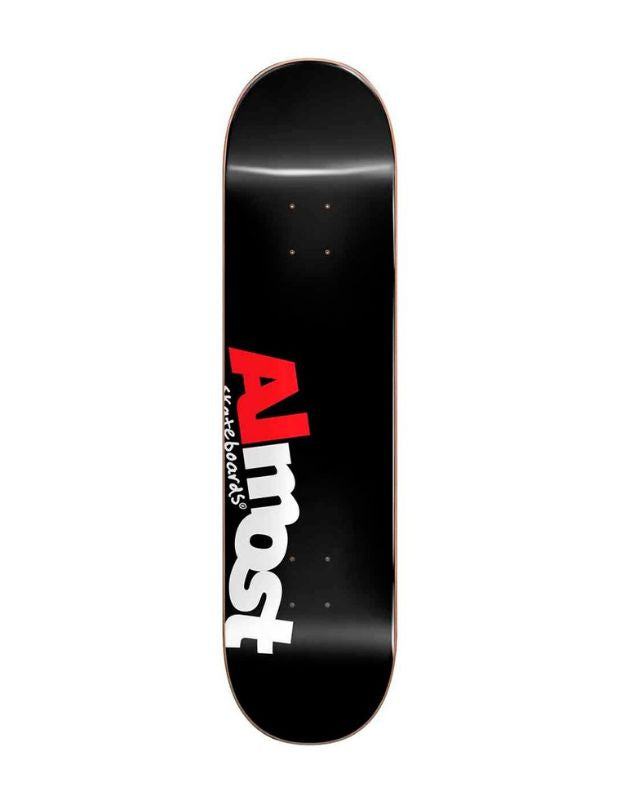 Tabla Skate Almost Most Black 8.25"