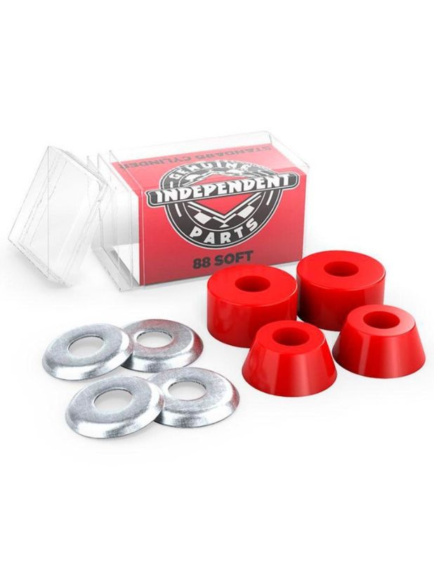Gomas ejes Independent Cilíndricas Dureza Blanda 88A Rojo