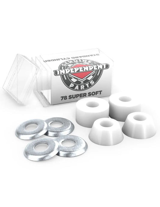 Gomas ejes Independent Cilíndricas Dureza Super Blandas 78A Blancas