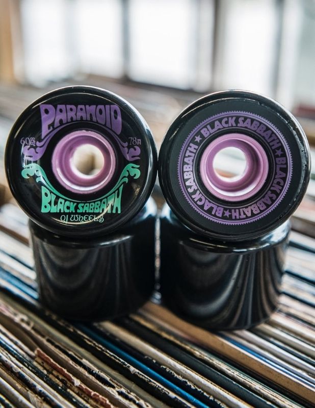 Ruedas Skate Oj Wheels Black Sabbath Paranoid Super Juice Negras 60mm 78A