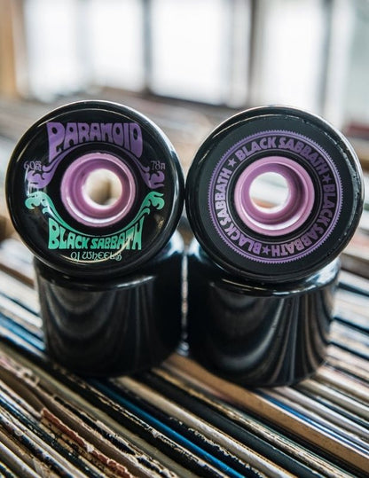 Ruedas Skate Oj Wheels Black Sabbath Paranoid Super Juice Negras 60mm 78A