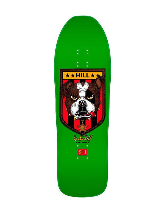 Tabla Old School Powell Peralta Frankie Hill Bulldog Green 10"