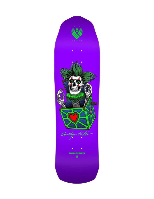 Powell Peralta Pro Chris Hiett Skull FLIGHT 8.5"