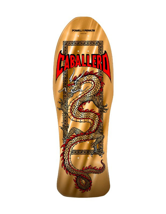 Powell Peralta Steve Caballero Chinese Dragon Gold Foil 10" Reissue Old School