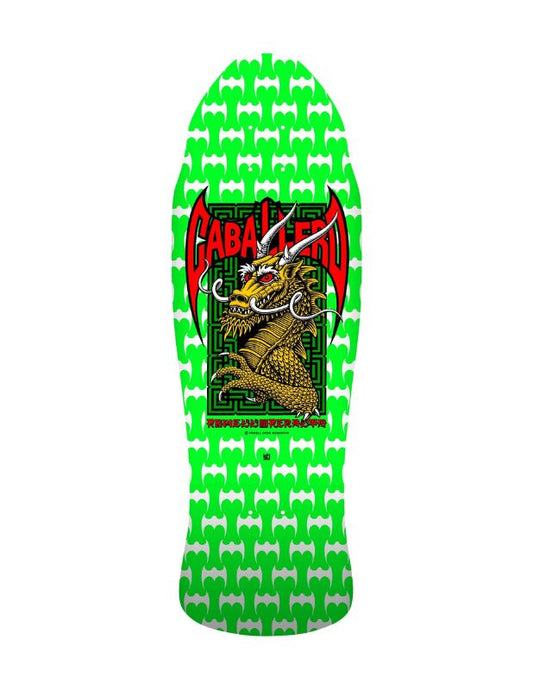 Powell Peralta Steve Caballero Street Green White 9.62" Reissue Old School