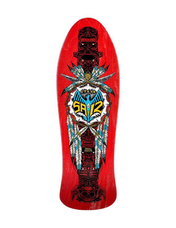 Powell Peralta Steve Saiz Totem 10" Reissue Old School Roja