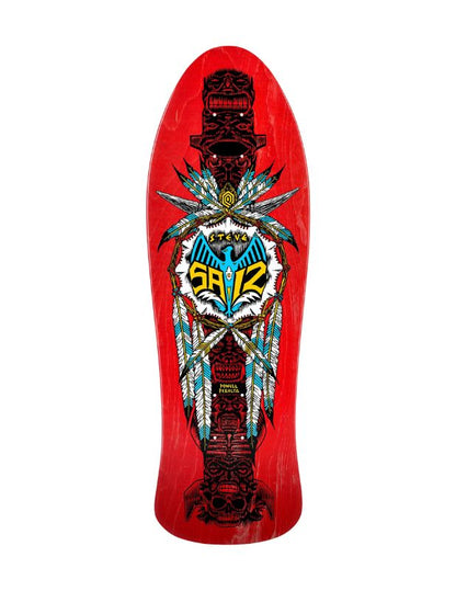 Powell Peralta Steve Saiz Totem 10" Reissue Old School Roja