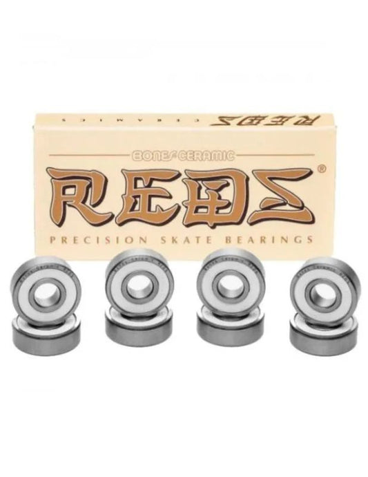 Rodamientos de Skate Bones Reds Ceramicos