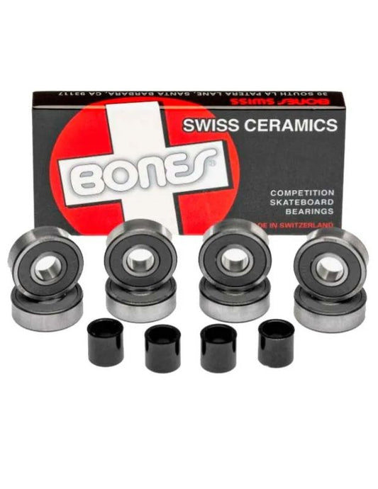 Rodamientos de Skate Bones Swiss Cerámicos