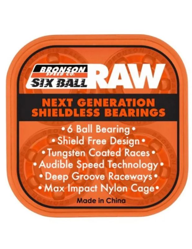 Rodamientos de Skate Bronson RAW 6 Ball