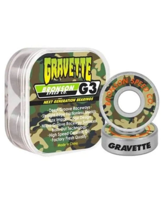 Rodamientos de Skate Bronson Speed G3 David Gravette