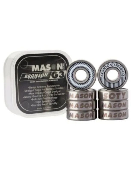 Rodamientos de Skate Bronson Speed G3 Mason Silva Pro