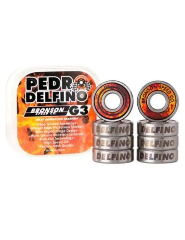 Rodamientos de Skate Bronson Speed G3 Pedro Delfino Pro