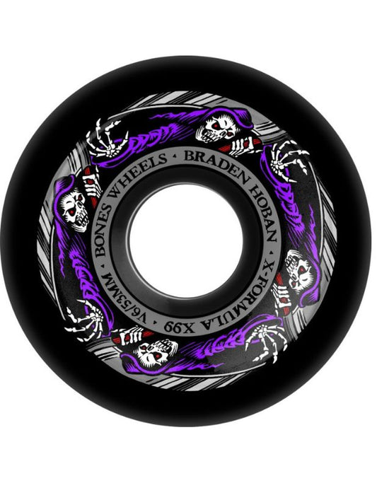 Ruedas Skate Bones Branden Hoban Reaper X-Formula V6 WideCut 53mm 99A