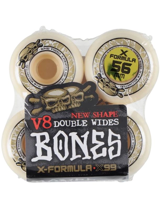 Ruedas Skate Bones X-Formula V8 Double Wides 56mm 99A