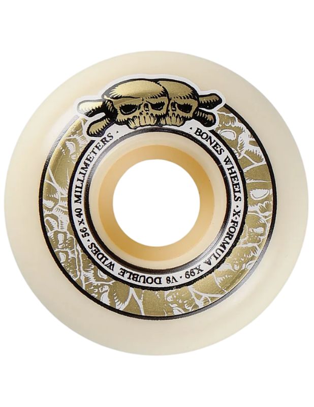 Ruedas Skate Bones X-Formula V8 Double Wides 56mm 99A