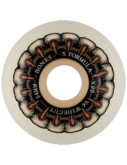 Ruedas Skate Bones Grippin Wolf V6 Widecut 54mm 99A