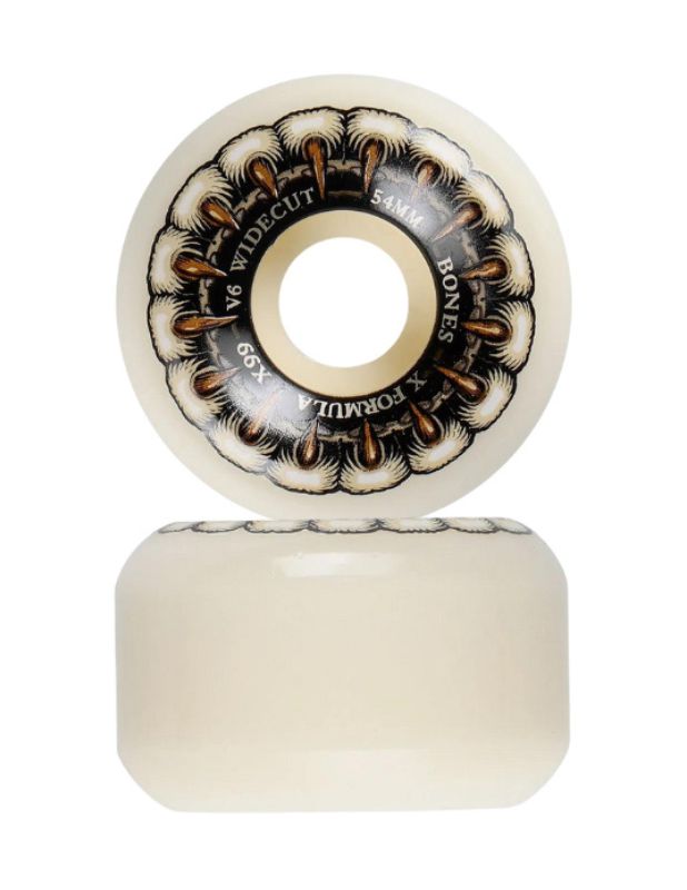 Ruedas Skate Bones Grippin Wolf V6 Widecut 54mm 99A