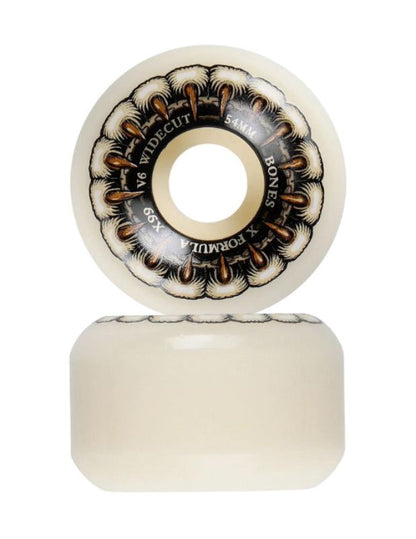 Ruedas Skate Bones Grippin Wolf V6 Widecut 54mm 99A