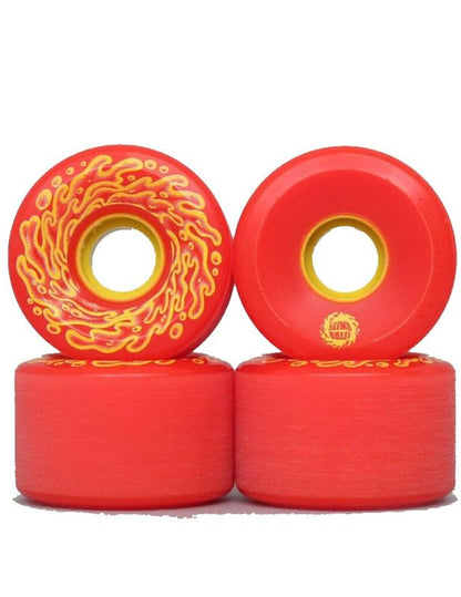 Ruedas Skate Santa Cruz Red Yellow OG Slime Balls 60mm 78A