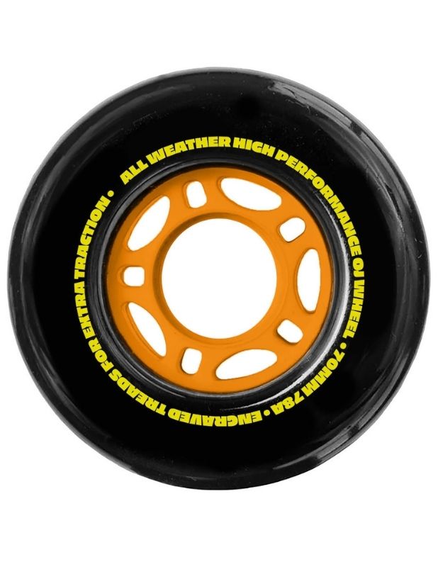 Ruedas Skate OJ Wheels Dirt Tires Thunder Juice Black 70mm 78A