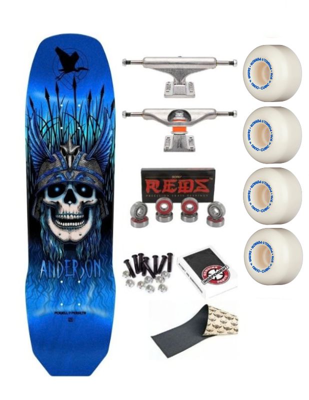 Skate Powell Peralta Andy Anderson Blue Foil 8.45"