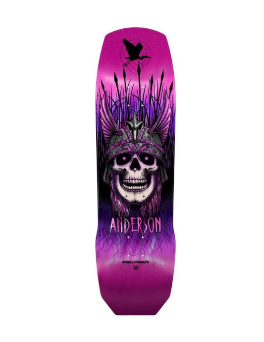 Tabla Skate Powell Peralta Andy Anderson Heron Pink Foil 9.13"