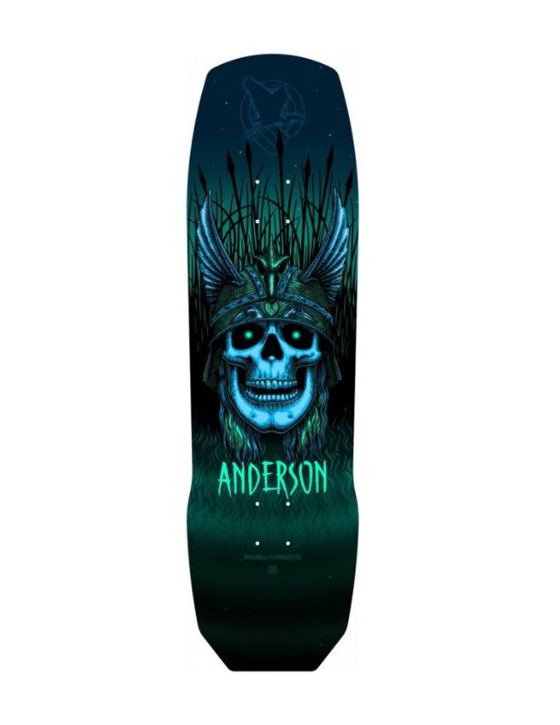 Tabla Skate Powell Peralta Andy Anderson Heron Teal 9.13"