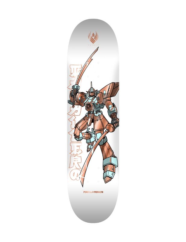 Tabla Skate Powell Peralta Steve Caballero Gundam White Copper 8.25"