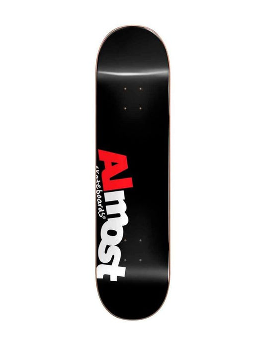 Tabla Skate Almost Most Black 8.25"