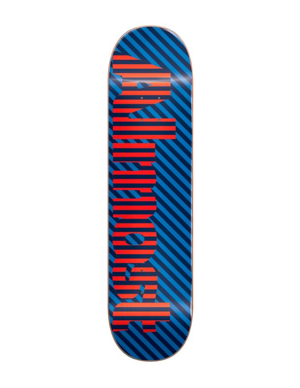 Tabla Skate Almost Stripes Blue 7.37"