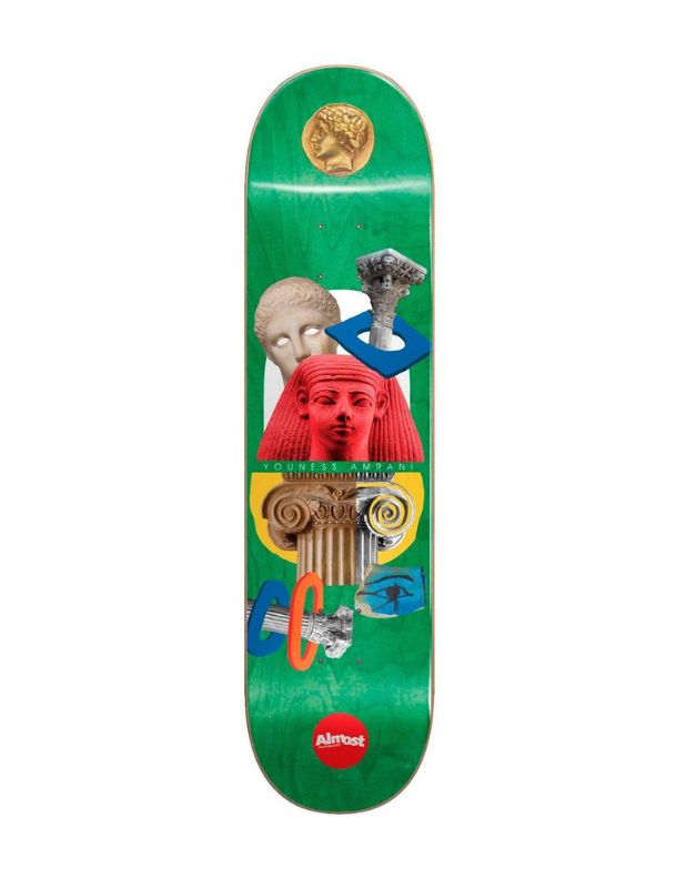 Tabla Skate Almost Youness Amrani Relics Green R7 8.0"