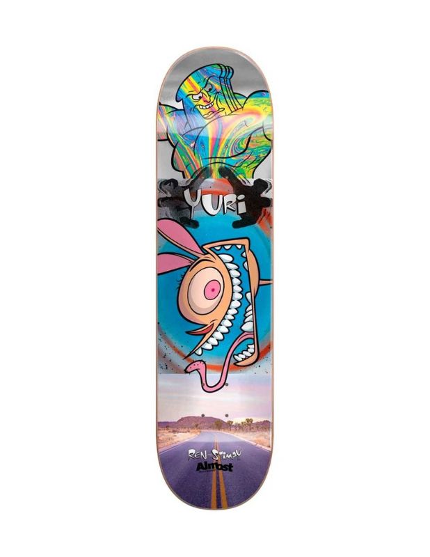 Tabla Skate Almost Yuri Facchini Ren & Stimpy Road Trip R7 8.375"