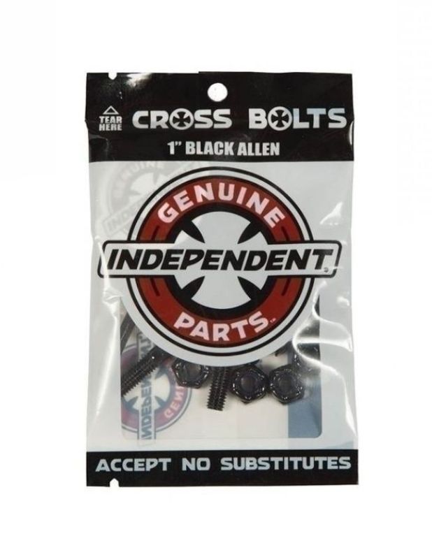 Tornillos Independent 1" Allen Negros