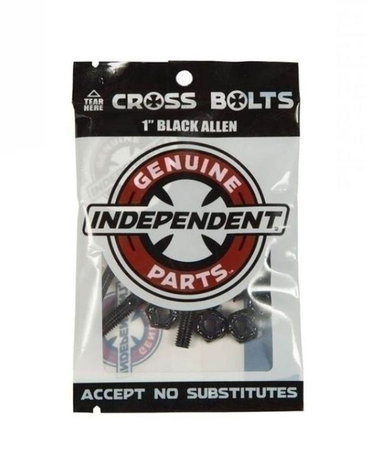Tornillos Independent 1" Allen Negros