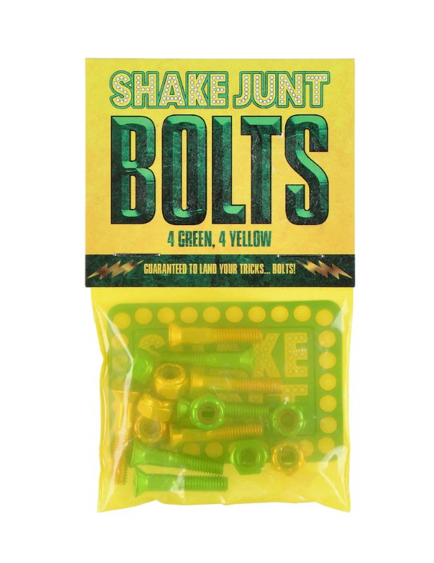 Tornillos Shake Junt Bag 1" Phillips Verde Amarillo