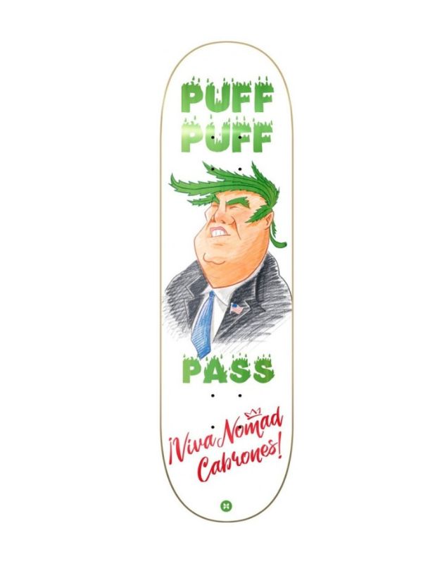 Tabla Skate Nomad Puff Puff Pass 8"